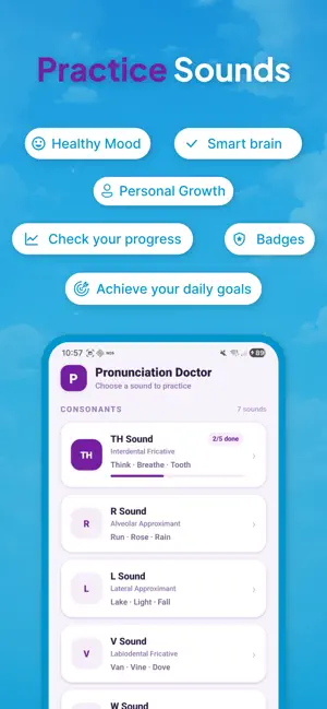 VoiceDoctor - Accent training screenshot 1