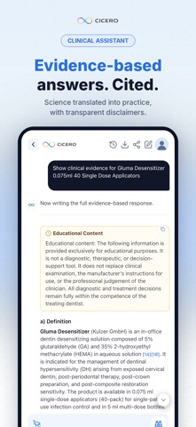 Cicero Assistant screenshot