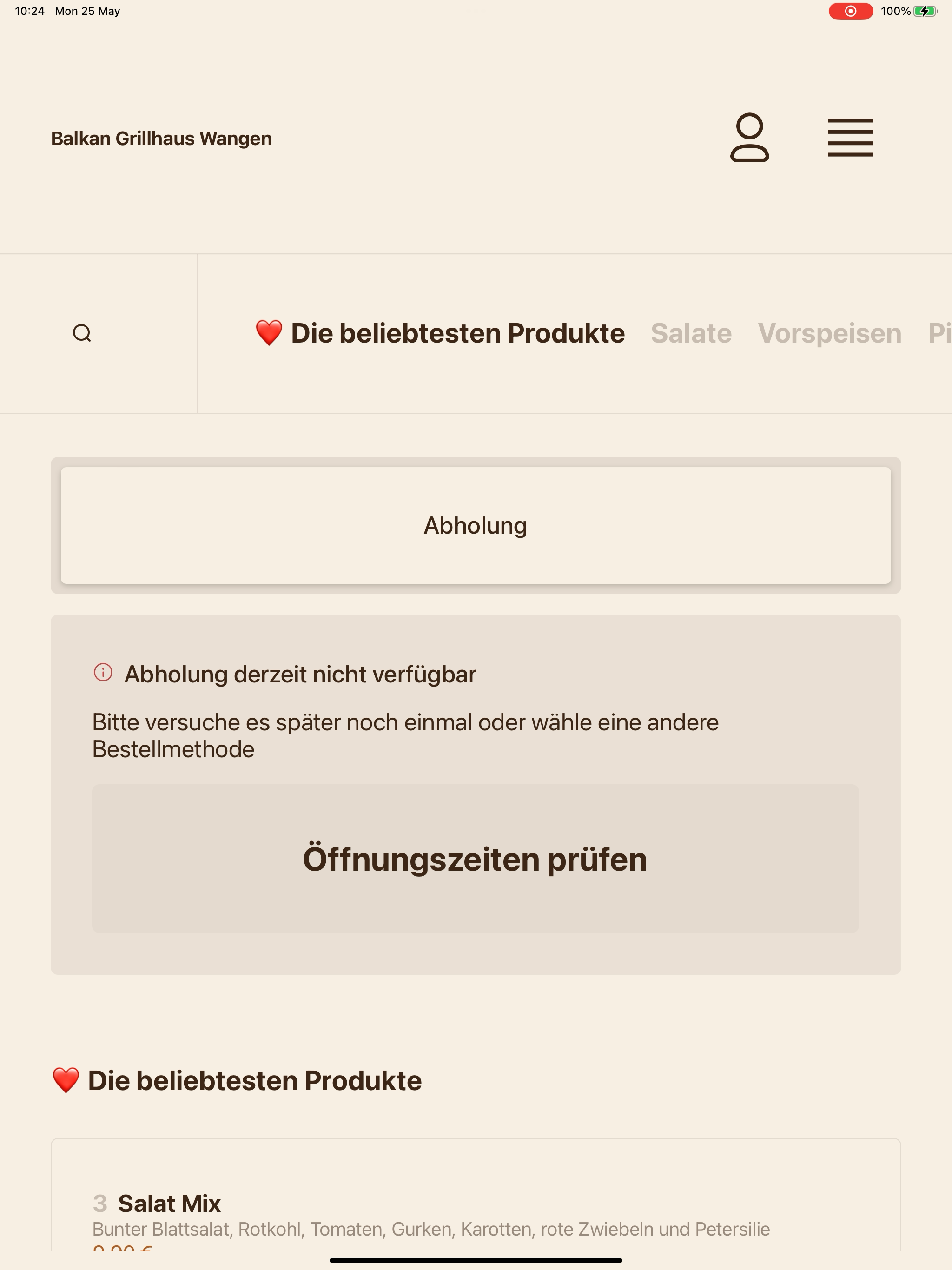 Balkan Grillhaus Wangen screenshot 7