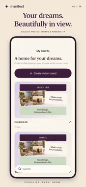 Vision board maker - Manifest screenshot 3