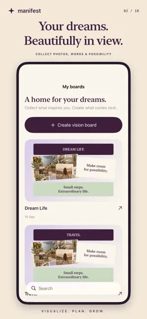 Vision board maker - Manifest screenshot 3