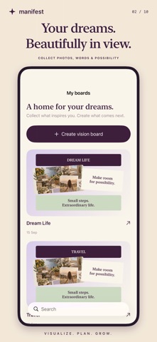 Vision board maker - Manifest Screenshot 3 of 10