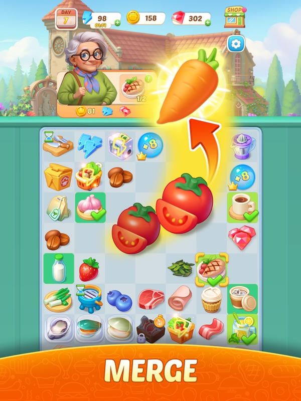 Flambé®: Merge and Cook screenshot 6
