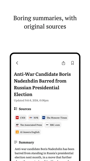 Boring Report: Unbiased News screenshot 3