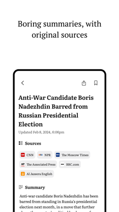 Boring Report: Unbiased News screenshot 3