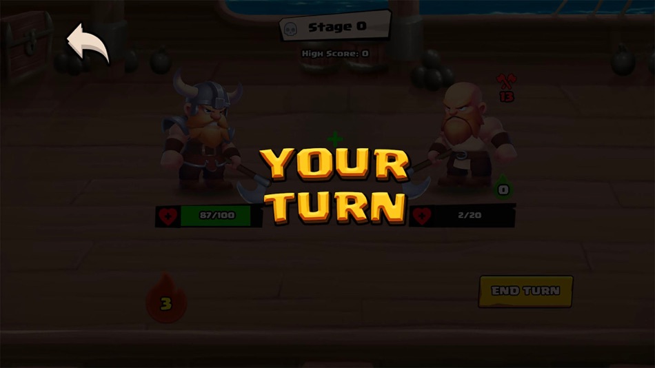 #3. Vikings Turn Based Game (iOS) 由: Liana Silva