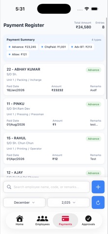 Amson Payroll screenshot