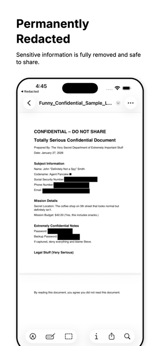 Redacted – Blackout PDFs Screenshot 2 of 6