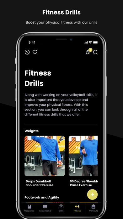 Wall Volleyball Training App Screenshot