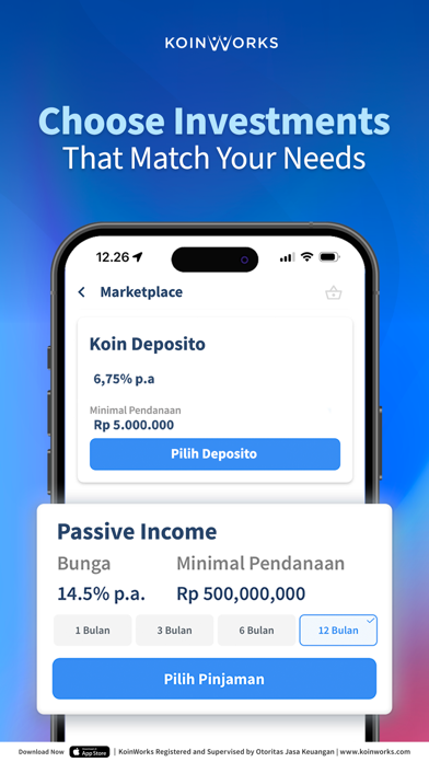 KoinWorks Super App Funding Screenshot
