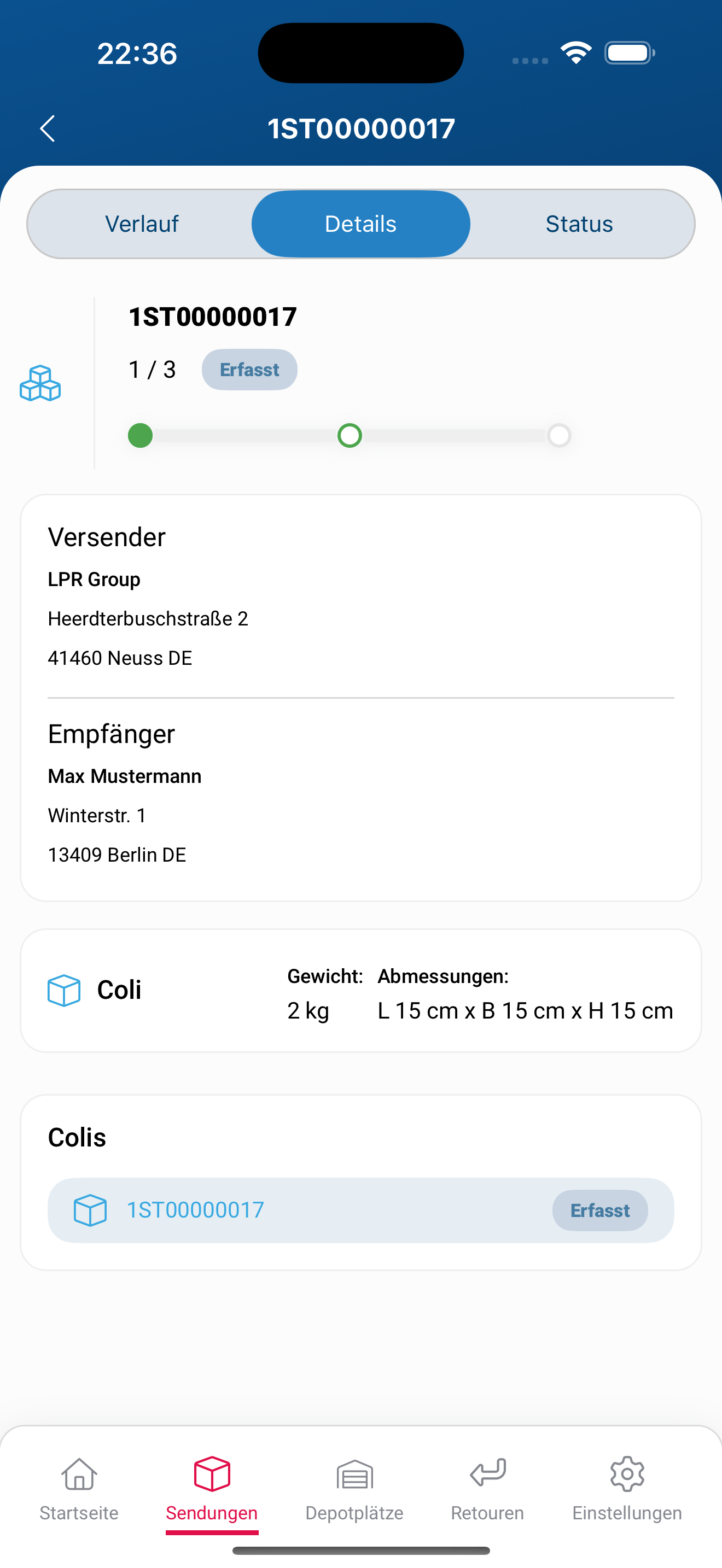 LPR Logistik screenshot 5