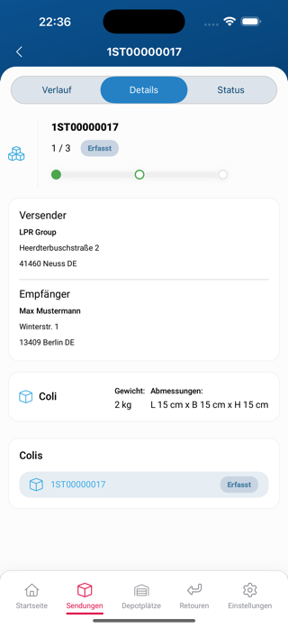 LPR Logistik Screenshot 5 of 6