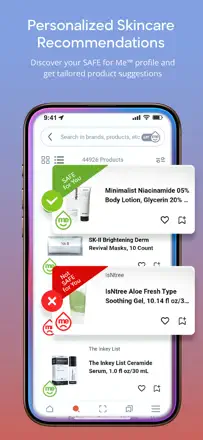 SkinSAFE : capture d’écran 3 sur 10