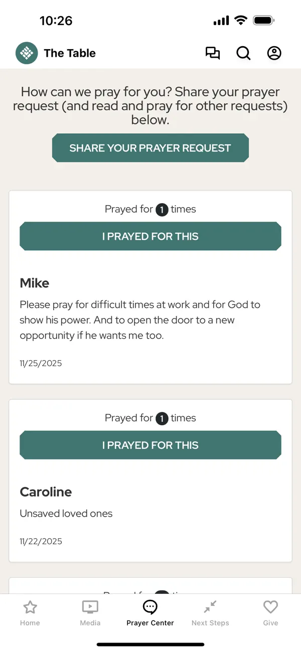 Screenshot #3 pour The Table Church