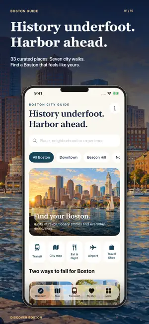 Boston Guide and Subway map screenshot 1