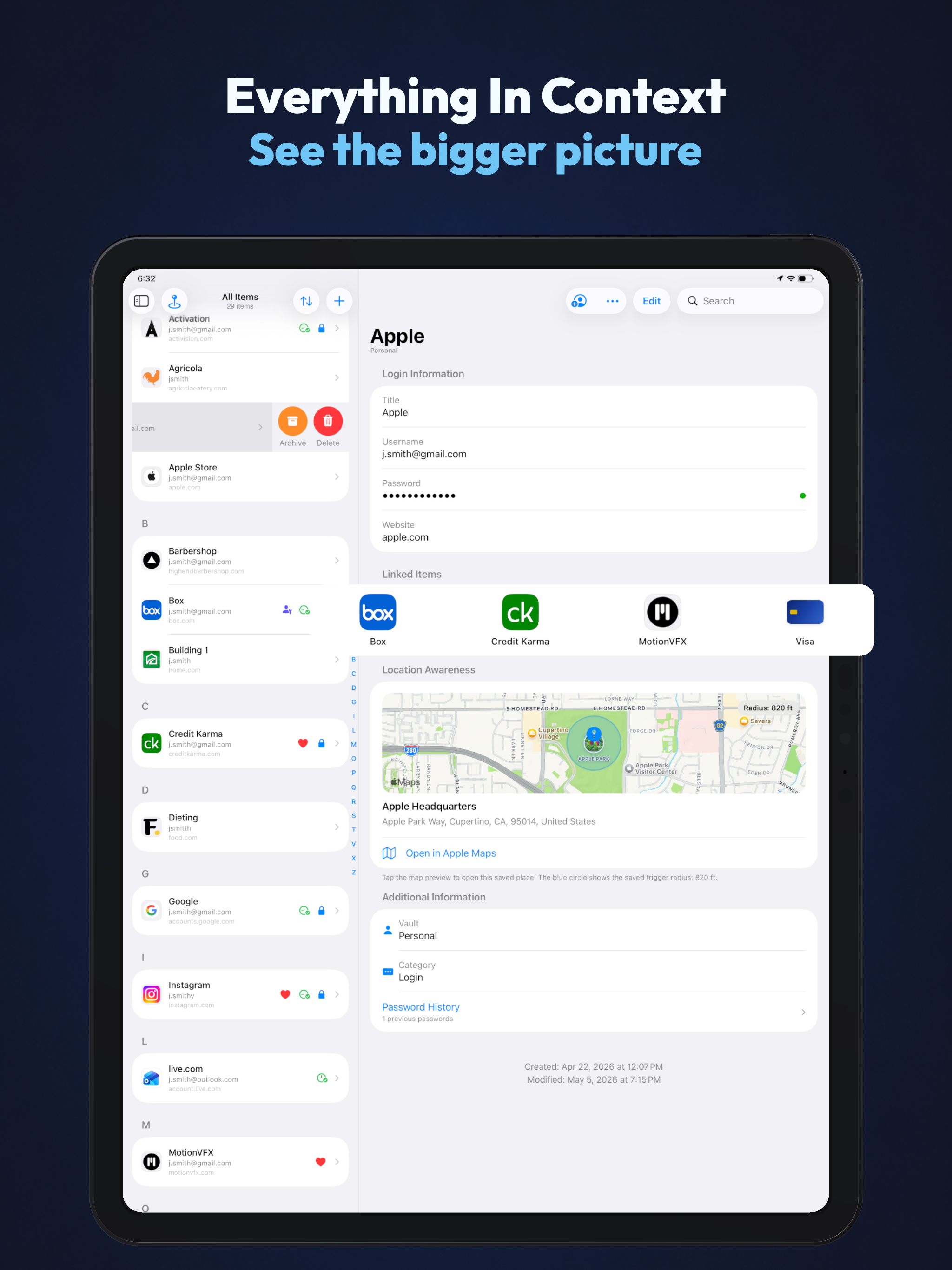 Asterex: Password Manager