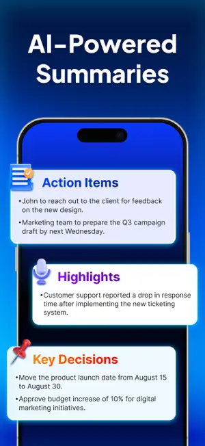 NoteMind AI Meeting Note Taker screenshot 3