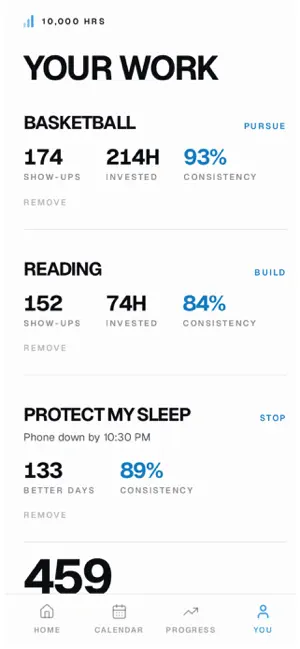 MyHour: 10,000 Hours screenshot 1
