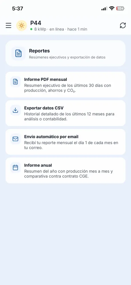 SER Solar — Monitoreo screenshot 4