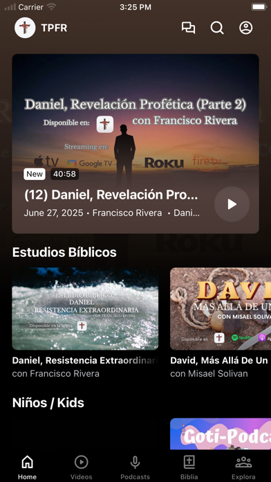 Tres Palabras Francisco Rivera Screenshot