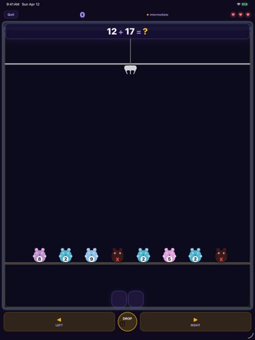 Math Claw - Kids Learning Game iPad screenshot