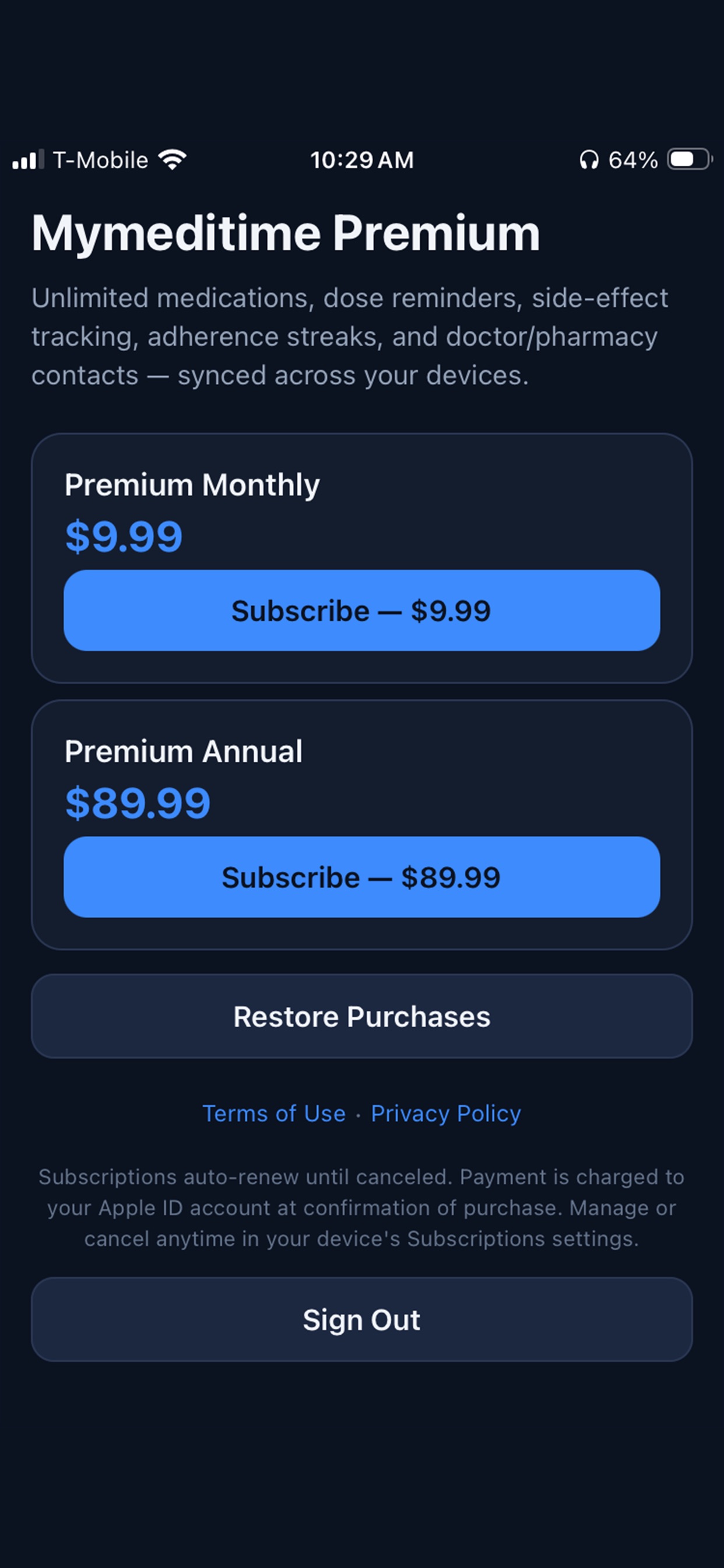 Screenshot 4 of MyMediTime