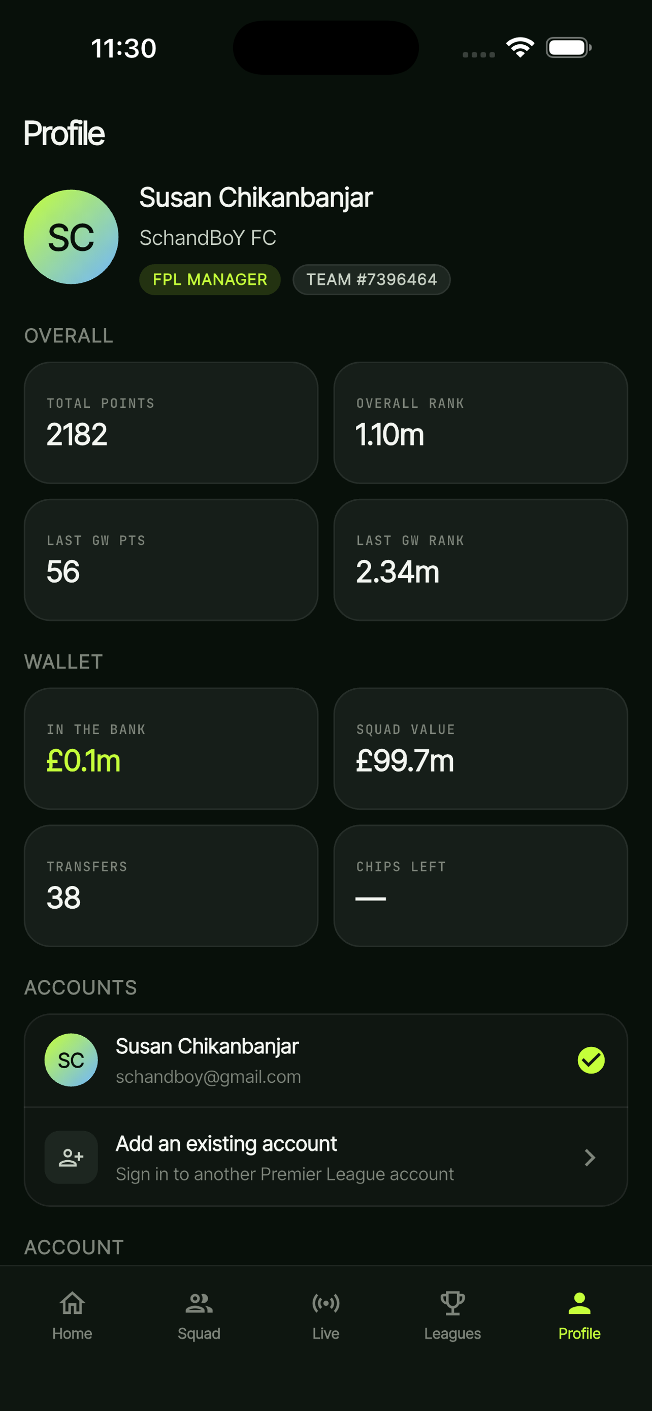 FPL Squad Manager screenshot 5