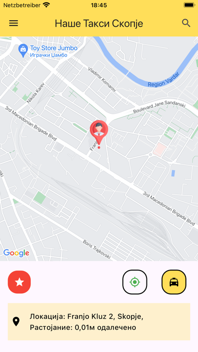 Nase Taxi Skopje Screenshot