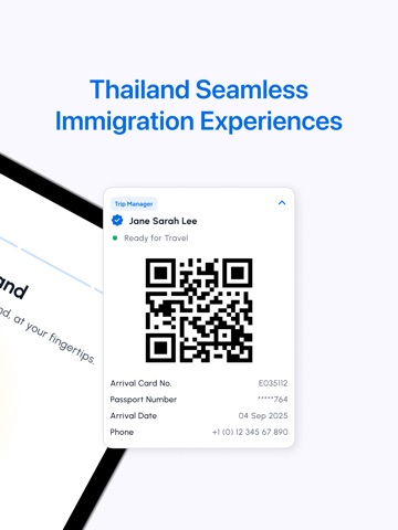 THIM - Thai Immigration Bureau iPad screenshot 2