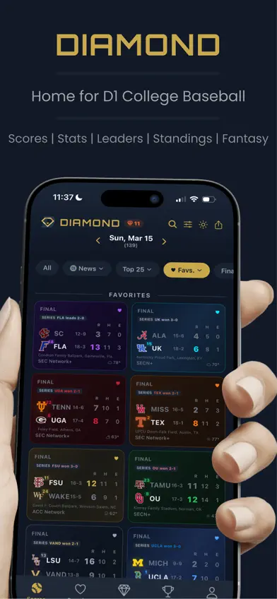 Diamond: Baseball Stats screenshot 1