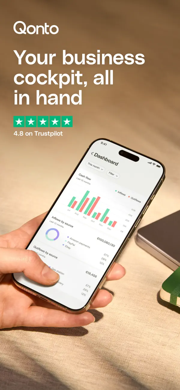 #1. Qonto - Business Finance App (iOS) Av: Qonto