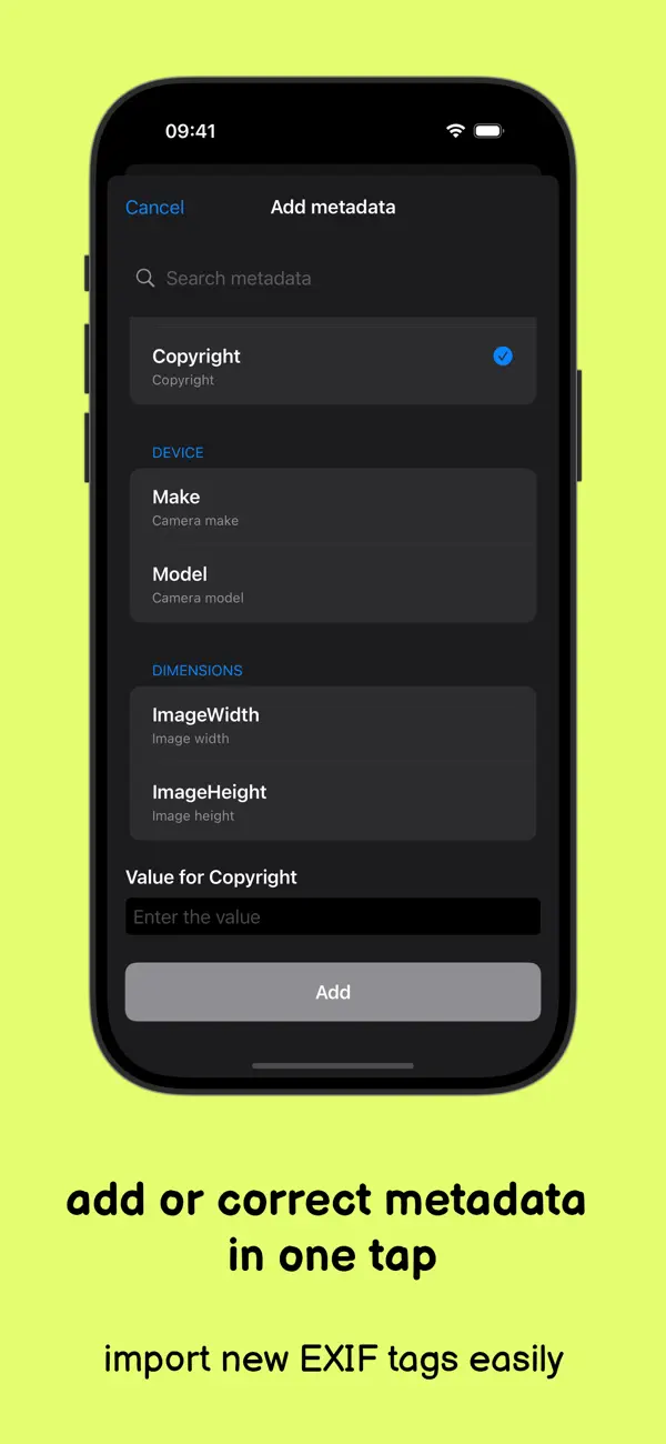 #3. Exifly (iOS) Podle: Marco Tini