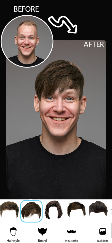 发型改头换面应用程序 screenshot 1