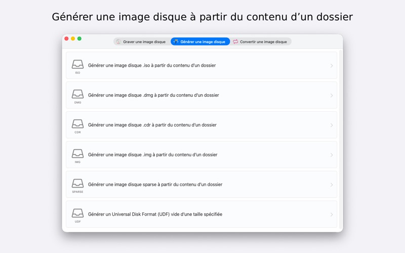 Screenshot #3 pour Disk Image Utility
