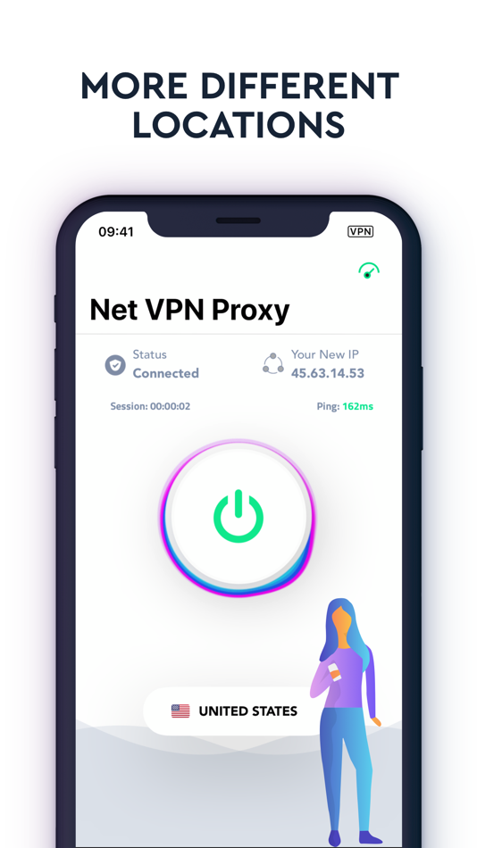 #5. NetVPN Adblock Proxy Unlimited (iOS) 由: Engin LTD.