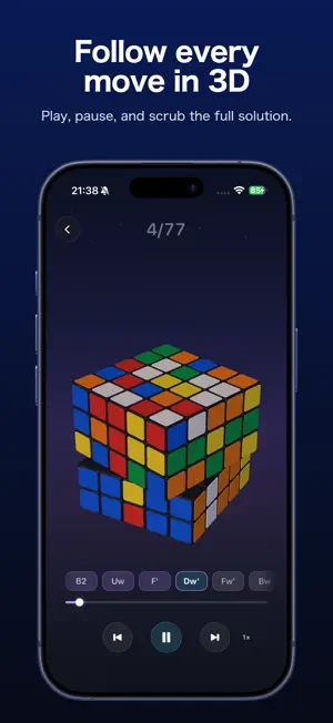 Kubo: Cube Solver 3D Scan screenshot 2