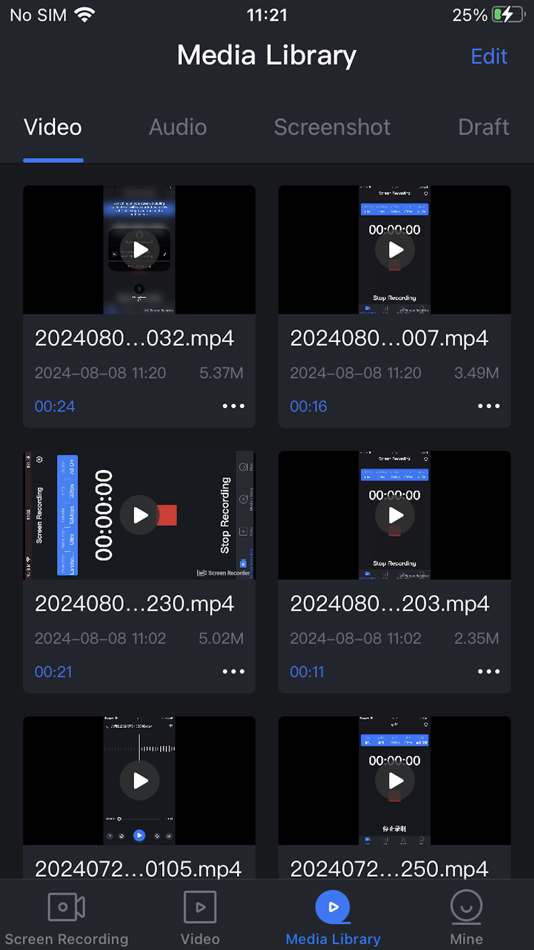#3. Screen Recorder - Sense Rabbit (iOS) By: Guangzhou Tianxingke Network Technology Co. Ltd.