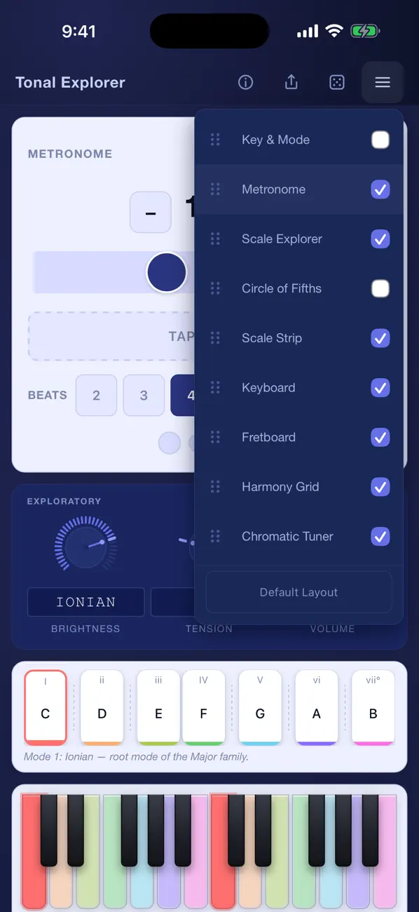 #5. Tonal Explorer (iOS) بواسطة: Scott Schmitt