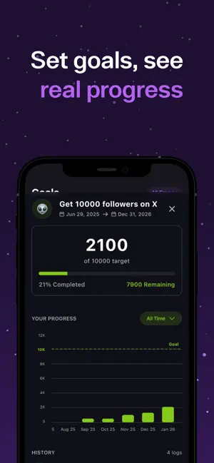 Goal & Habit Tracker: Stellar screenshot 4
