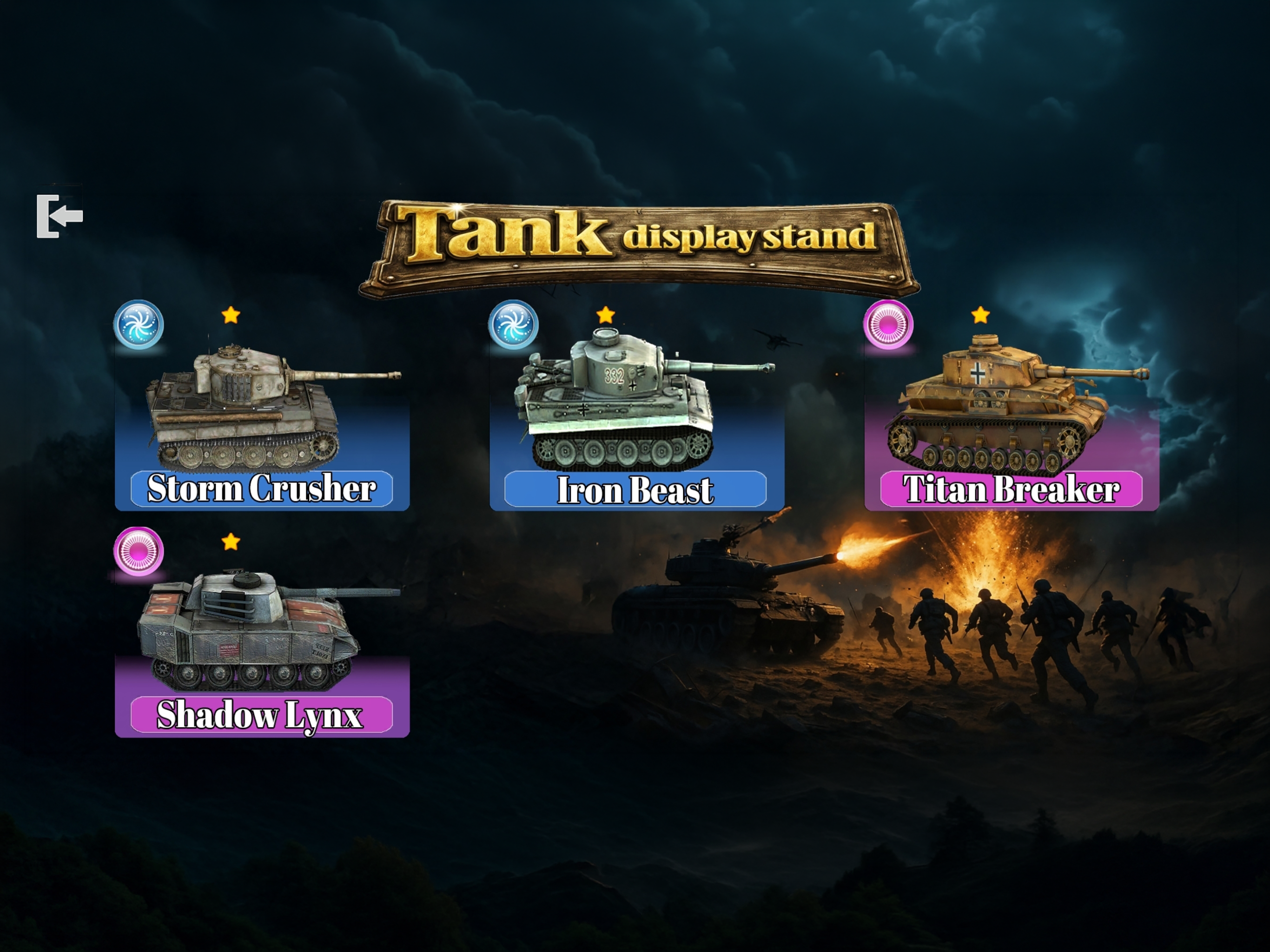 Blind tank
