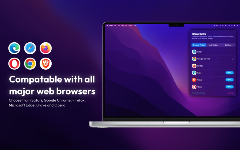 OpenWith: Link Browser Picker app screenshot 2
