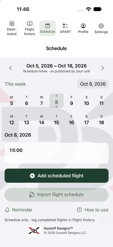 APART: Flight Logbook screenshot 5 of 10