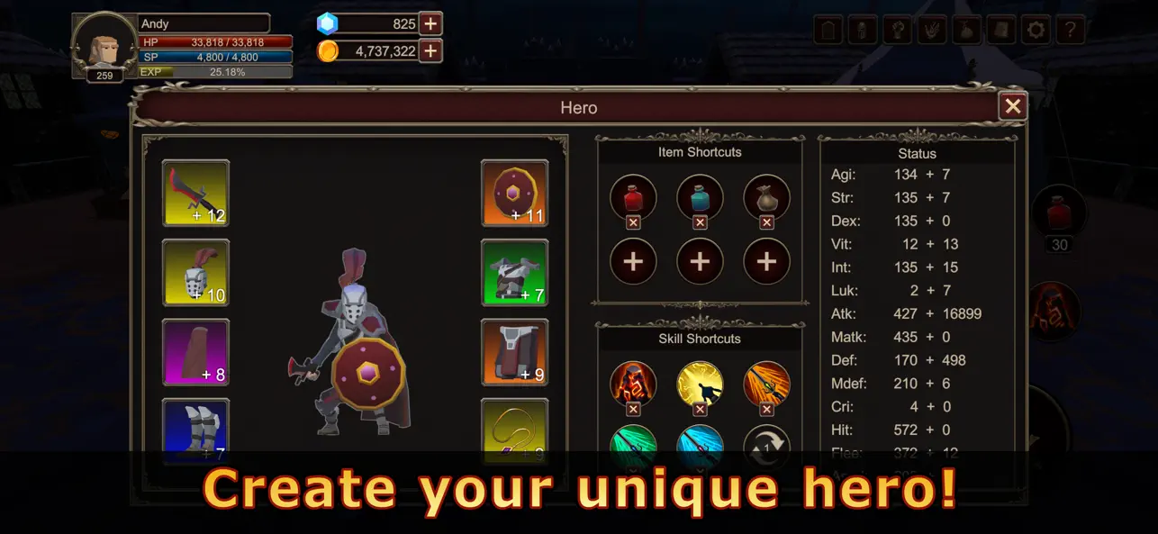 Dungeon's Call: Into the Abyss Hack screenshot 2 - game app interface
