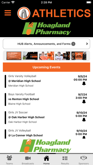 Blaine Athletics Screenshot