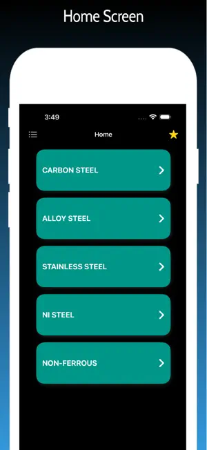 ASME Materials and Electrodes screenshot 1