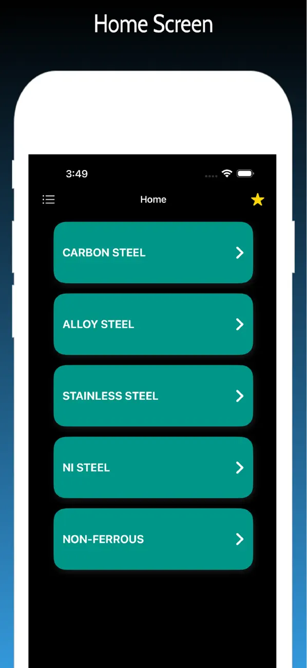 Screenshot #1 pour ASME Materials and Electrodes