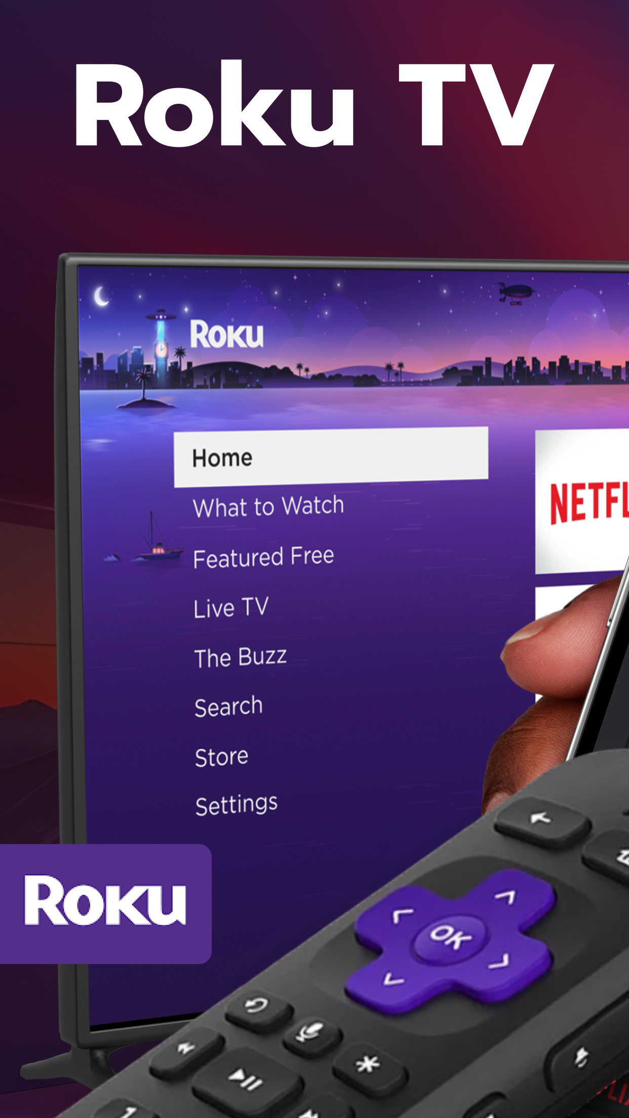 Roku TV Remote Control Mobile