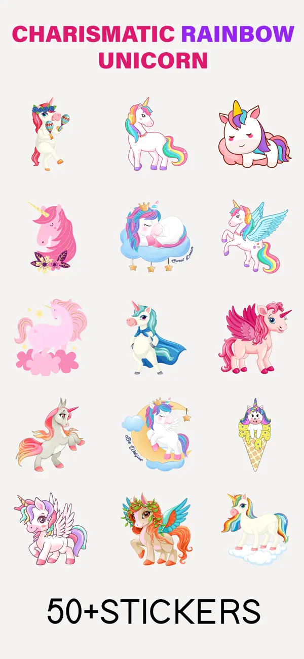 Screenshot #1 pour Charismatic Rainbow Unicorn