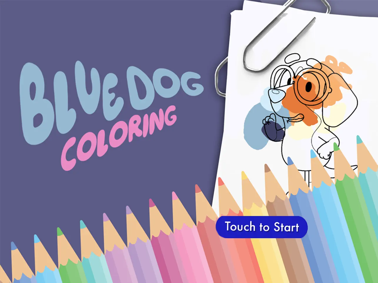 Screenshot #4 pour Blue Dog Coloring for Bluey