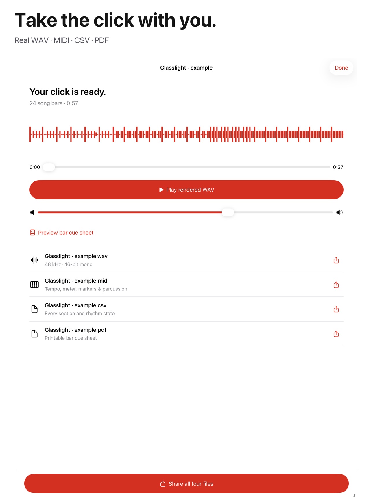 Screenshot 9 of Taktava Click Track Maker